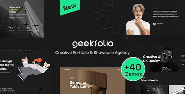 Geekfolio - Creative Agency & Portfolio Template