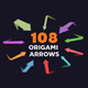 108 Origami Arrows - VideoHive Item for Sale
