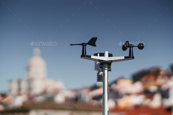 Weather station for accurate readings - Stock Photo - Images