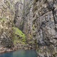 Rocky coastline cliffs landscape in Faroe islands. Vagar island - PhotoDune Item for Sale