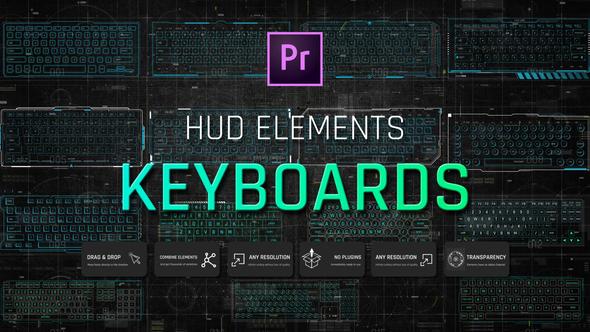 HUD Elements Keyboards For Premiere Pro