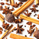 Dried star anise, cinnamon sticks and whole cardamon. Natural herbal spices seasoning collection. - PhotoDune Item for Sale
