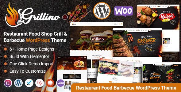 Grillino - Grill & Restaurant WordPress Theme