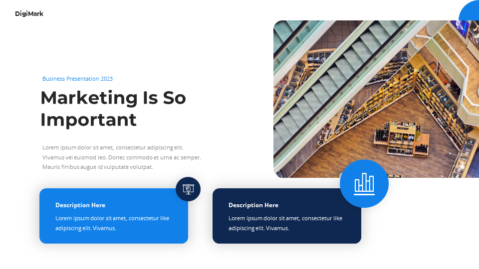 Digimark Marketing Keynote Presentation Template, Presentation Templates