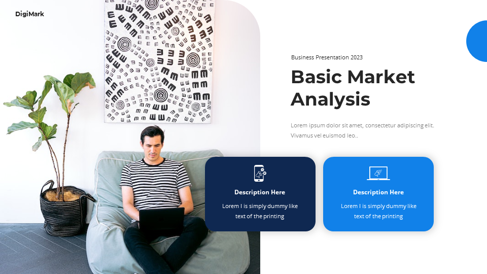 Digimark Marketing Keynote Presentation Template, Presentation Templates