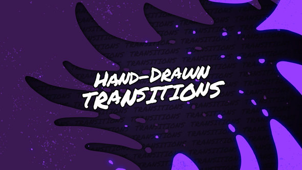 Hand-Drawn Transitions // After Effects Elements template preview