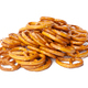 glazed and salted pretzels isolated on white background - PhotoDune Item for Sale