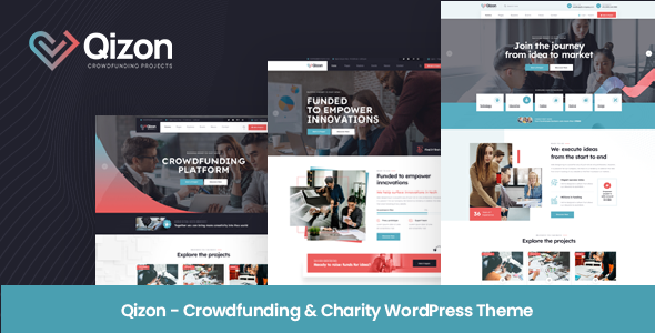 Qizon – Crowdfunding & Charity WordPress Theme