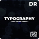 Typography Titles \ DR - VideoHive Item for Sale