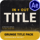 Grunge Title Pack - VideoHive Item for Sale