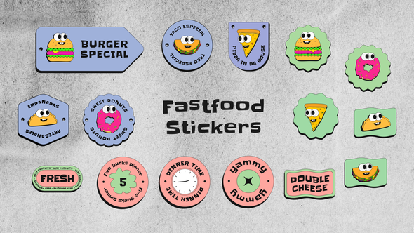 Fastfood Stickers alt