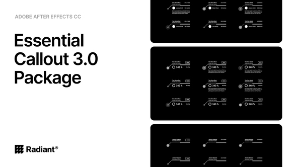 Call Out Video Displays template preview