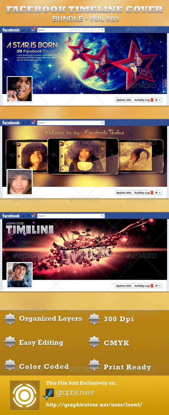 Facebook Timeline Cover Bundle - Facebook Timeline Covers Social Media