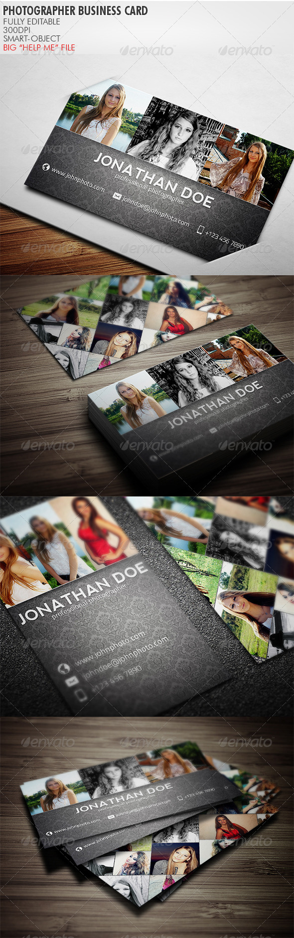Photographer Business Card by Realstar | GraphicRiver