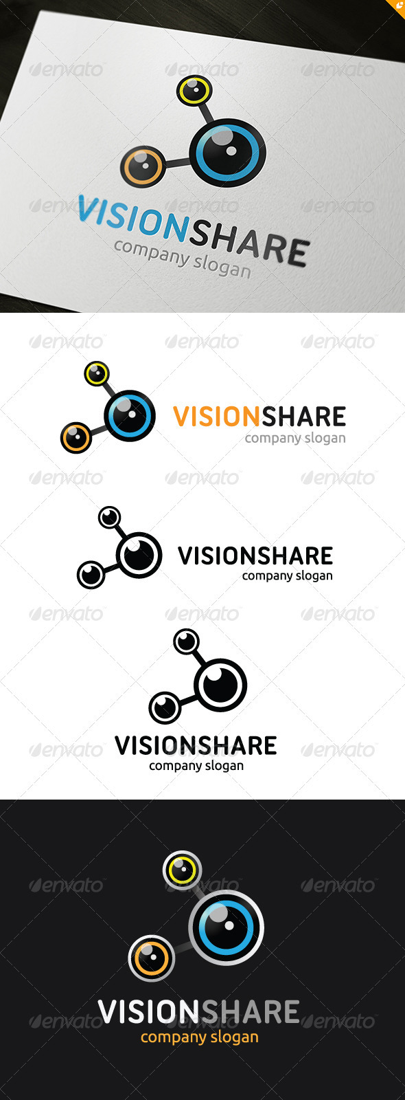 Vision Share Logo - Vector Abstract