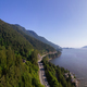 Sea to Sky Highway with Mountain Landscape on Pacific Ocean Coast. - PhotoDune Item for Sale