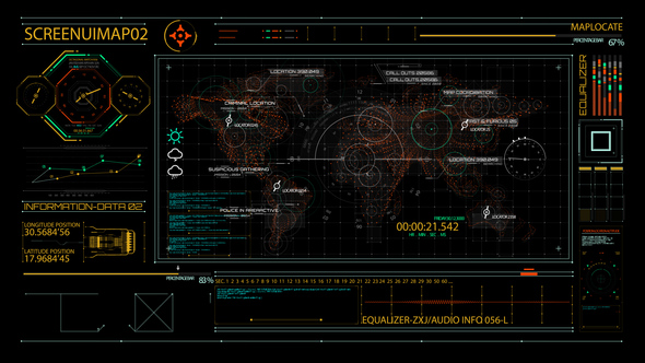 HUD700 Screen MAP2