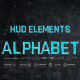 HUD Elements Alphabet - VideoHive Item for Sale
