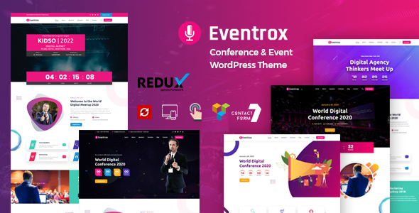 Eventrox – Conference and Event WordPress Theme