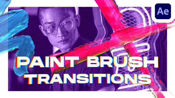 Paint Brush Transitions Vol. 1