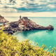 Porto Venere, Italy with church of St. Peter on cliff. - PhotoDune Item for Sale