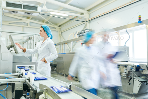 Food production line staff - Stock Photo - Images