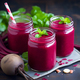 Healthy beetroot smoothie. Healthy drink. Ai generative. Illustration - PhotoDune Item for Sale