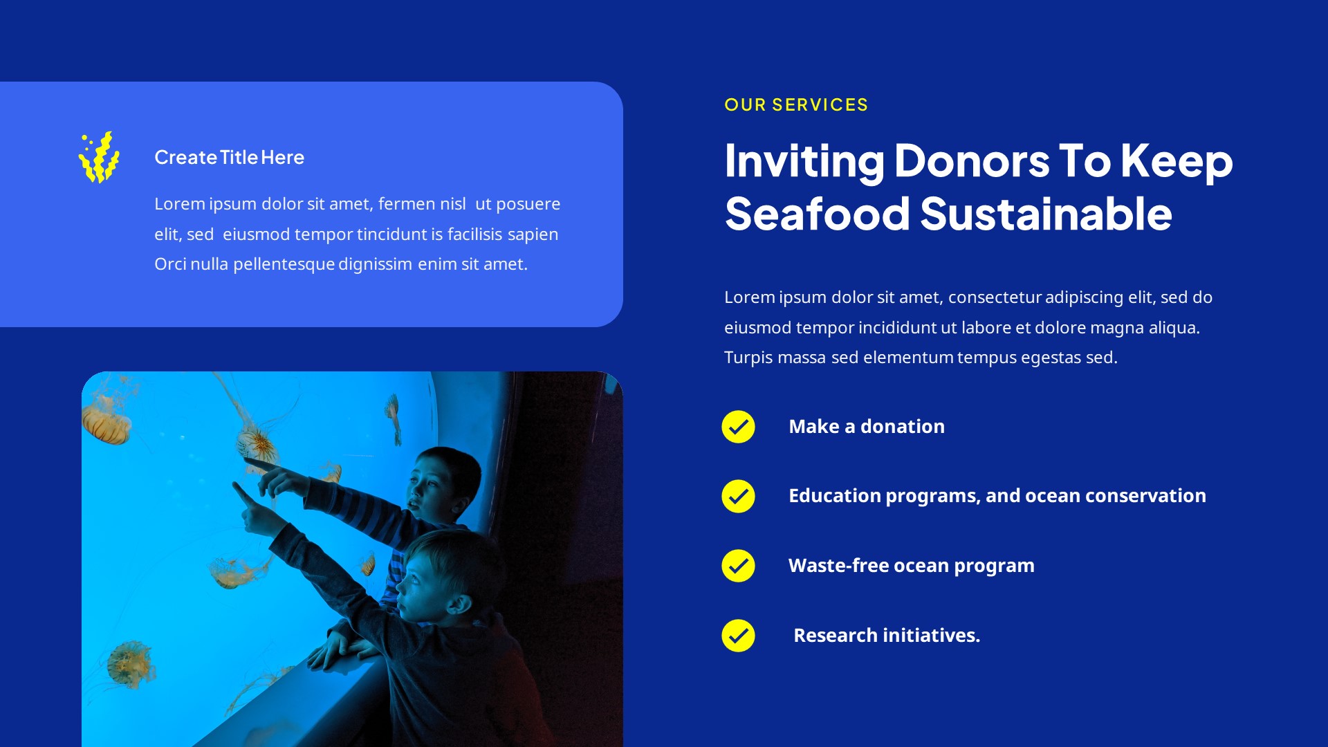 Aqualogy - Marine Ecosystem Conservation PowerPoint Template ...