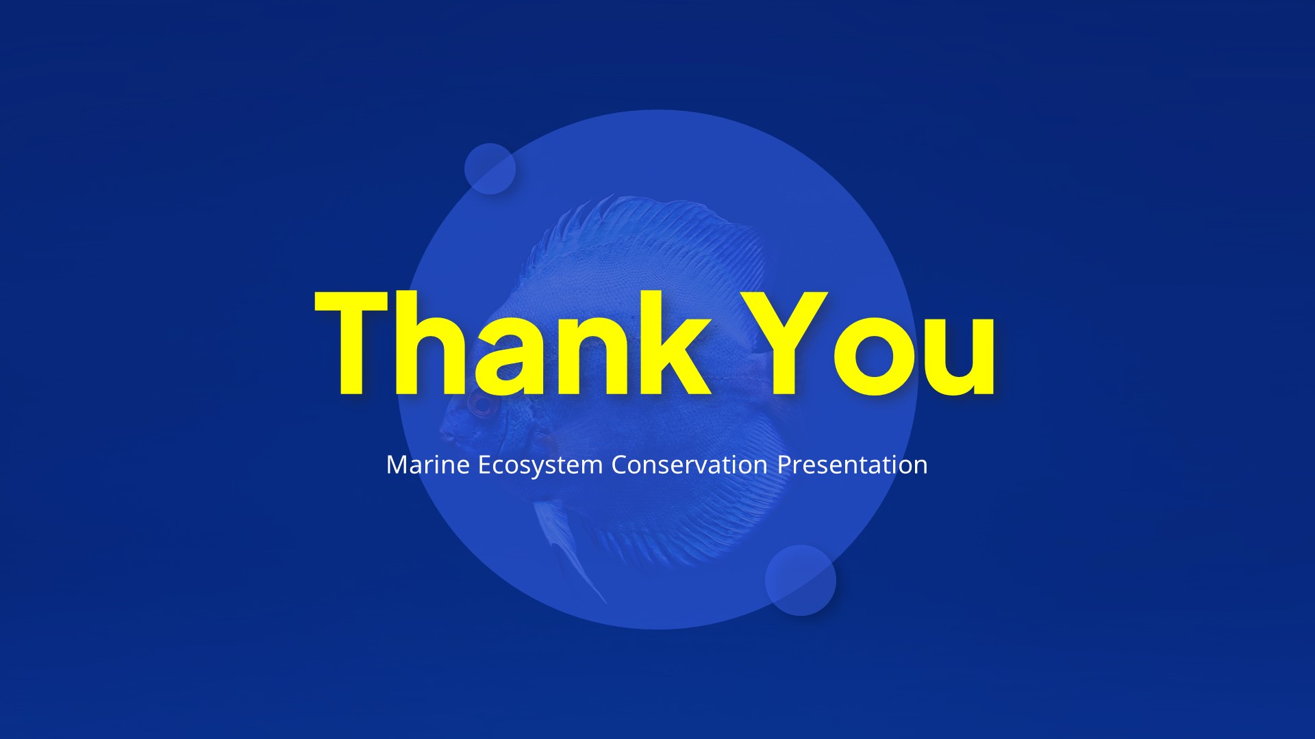 Aqualogy - Marine Ecosystem Conservation PowerPoint Template ...
