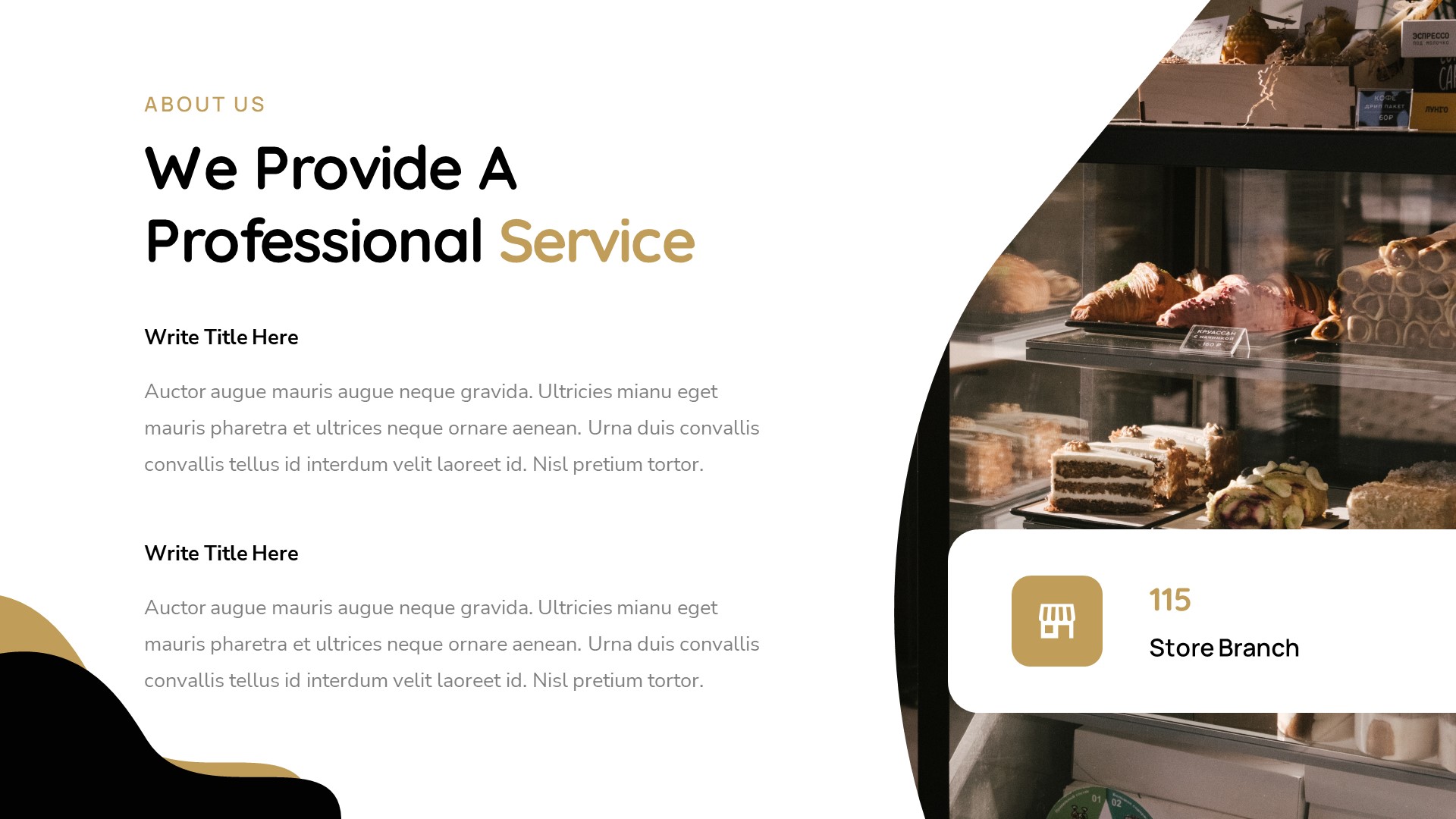 Bakerybox - Bakery & Pastry PowerPoint Template, Presentation Templates