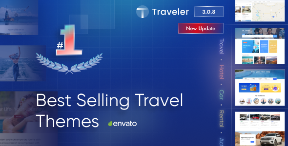 Exceptional Travel Booking WordPress Theme