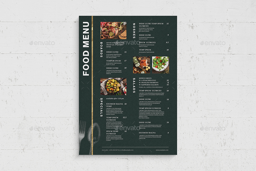 Modern Menu Template, Print Templates | GraphicRiver