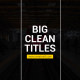 Dynamic Big Titles - VideoHive Item for Sale