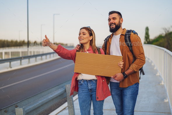 Couple traveling - Stock Photo - Images