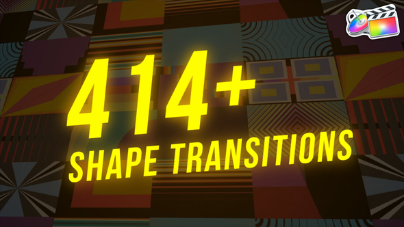 414+ Shape Transitions for FCPX