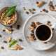 Healthy organic energizing adaptogen, trendy drink. Mushroom coffee. - PhotoDune Item for Sale