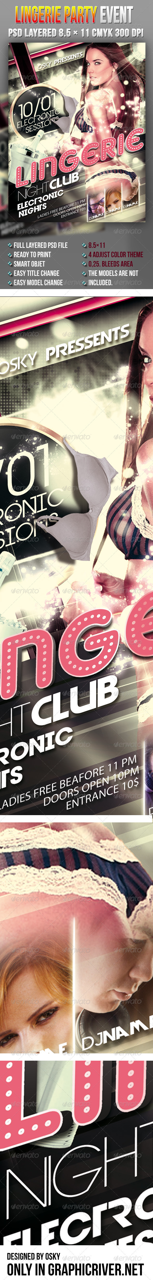 Lingerie Party Event - Clubs & Parties Events