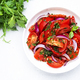 Tomato and onion salad with parsley, garlic, jalapeno and olive oil dressing - PhotoDune Item for Sale