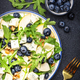 Gourmet salad with sweet pears, blueberries, blue cheese, arugula and walnuts - PhotoDune Item for Sale