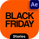 Black Friday Stories Pack Video Display After Effect Template - VideoHive Item for Sale