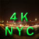 NYC Landscape at Nigth 4k - VideoHive Item for Sale