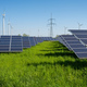 Solar panels, wind turbines and electricity pylons - PhotoDune Item for Sale