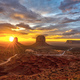 Amazing sunrise in the famous Monument Valley - PhotoDune Item for Sale