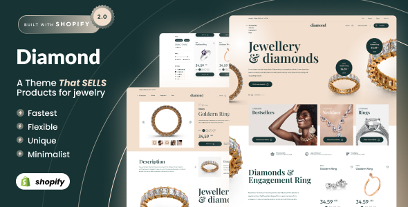 Diamond – Shopify 2.0 Jewelry Theme