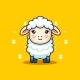 Cute Cartoon Sheep 