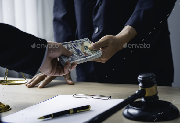 Businessmen offer bribes to lawyers to help lawyers win court cases. Bribery and Kickback Ideas Frau