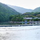 Landscape of Katsura River from Togetsukyo Bridge in Arashiyama, Kyoto, Japan. - PhotoDune Item for Sale