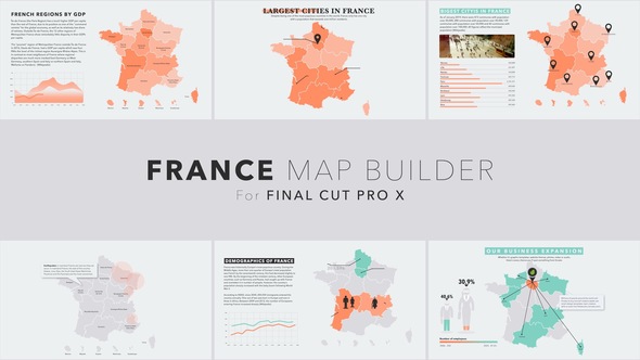 France Map Builder for Final Cut Pro X