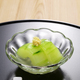 Jade color of simmered Kaga Futo cucumber with dashi broth, Japanese traditional cuisine - PhotoDune Item for Sale