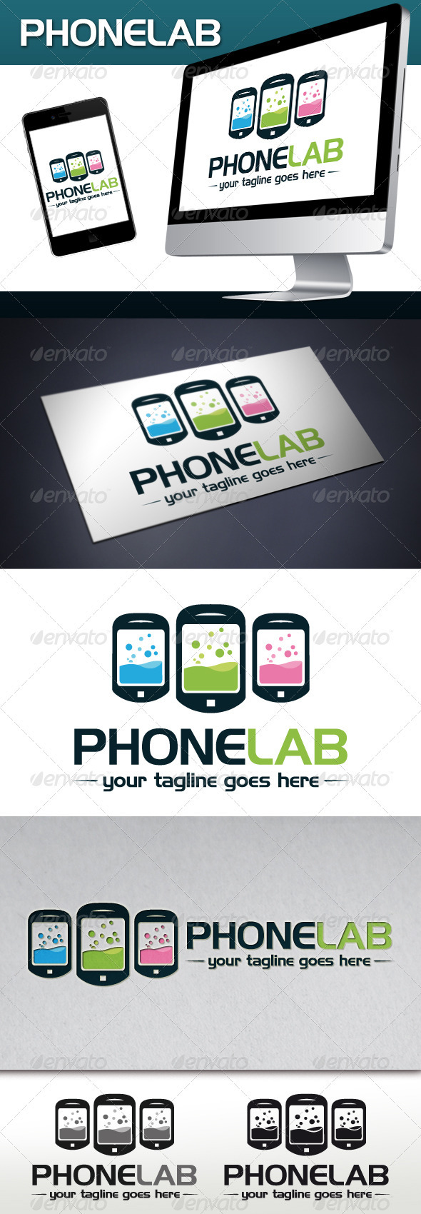 Phone Lab Logo Template - Objects Logo Templates